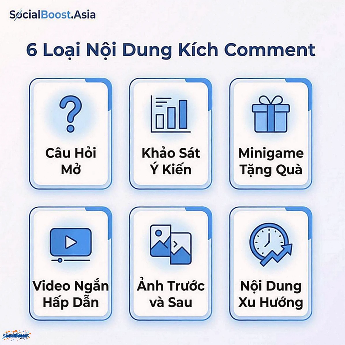 6 loại nội dung kích comment Facebook tự nhiên