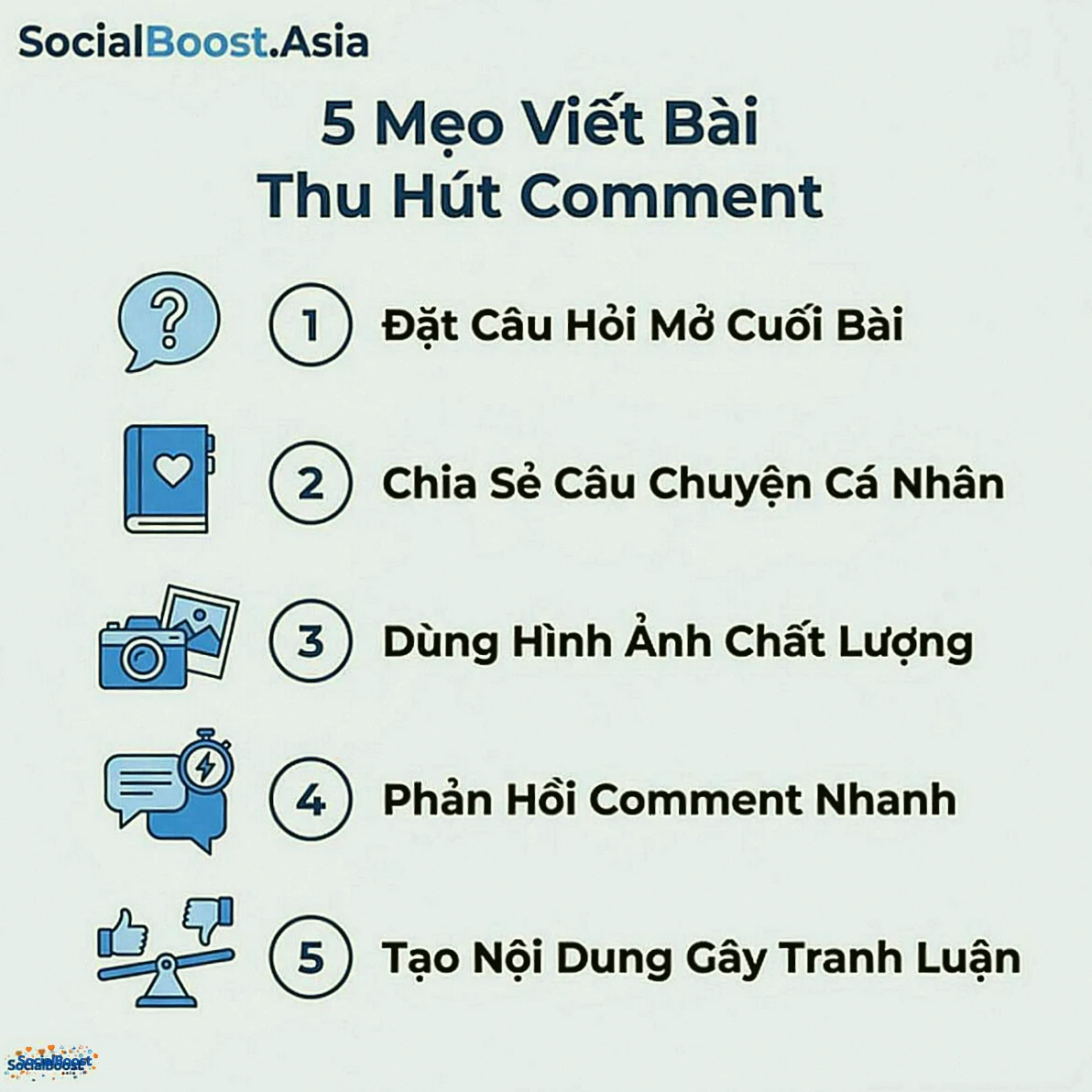 5 mẹo viết bài Facebook thu hút comment hiệu quả