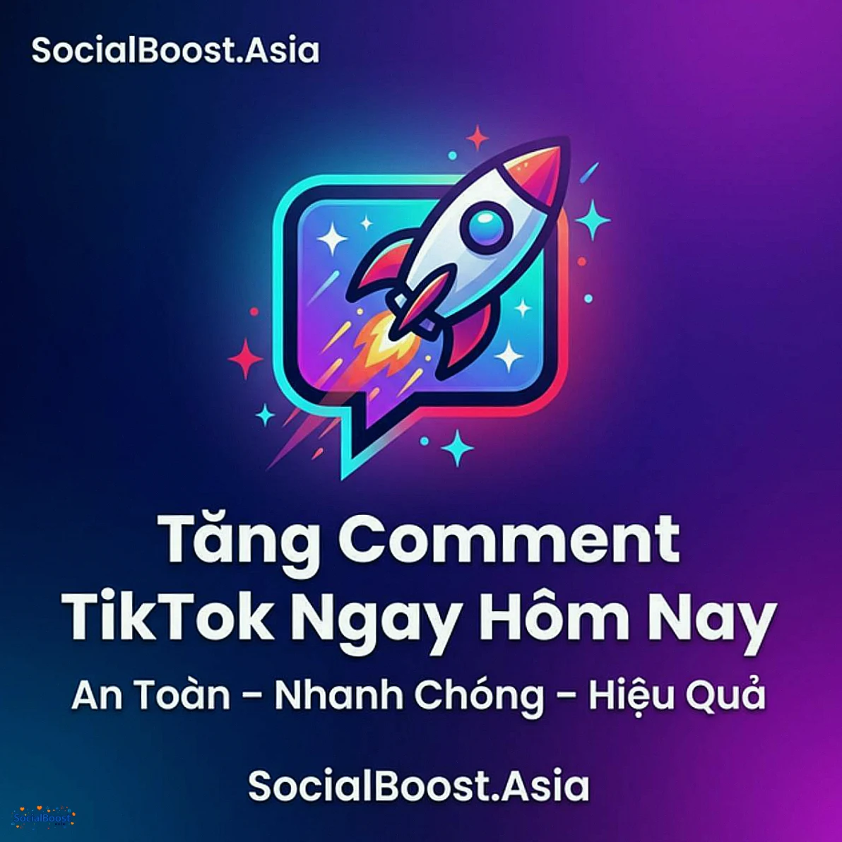 Tăng comment TikTok ngay hôm nay với SocialBoost.Asia