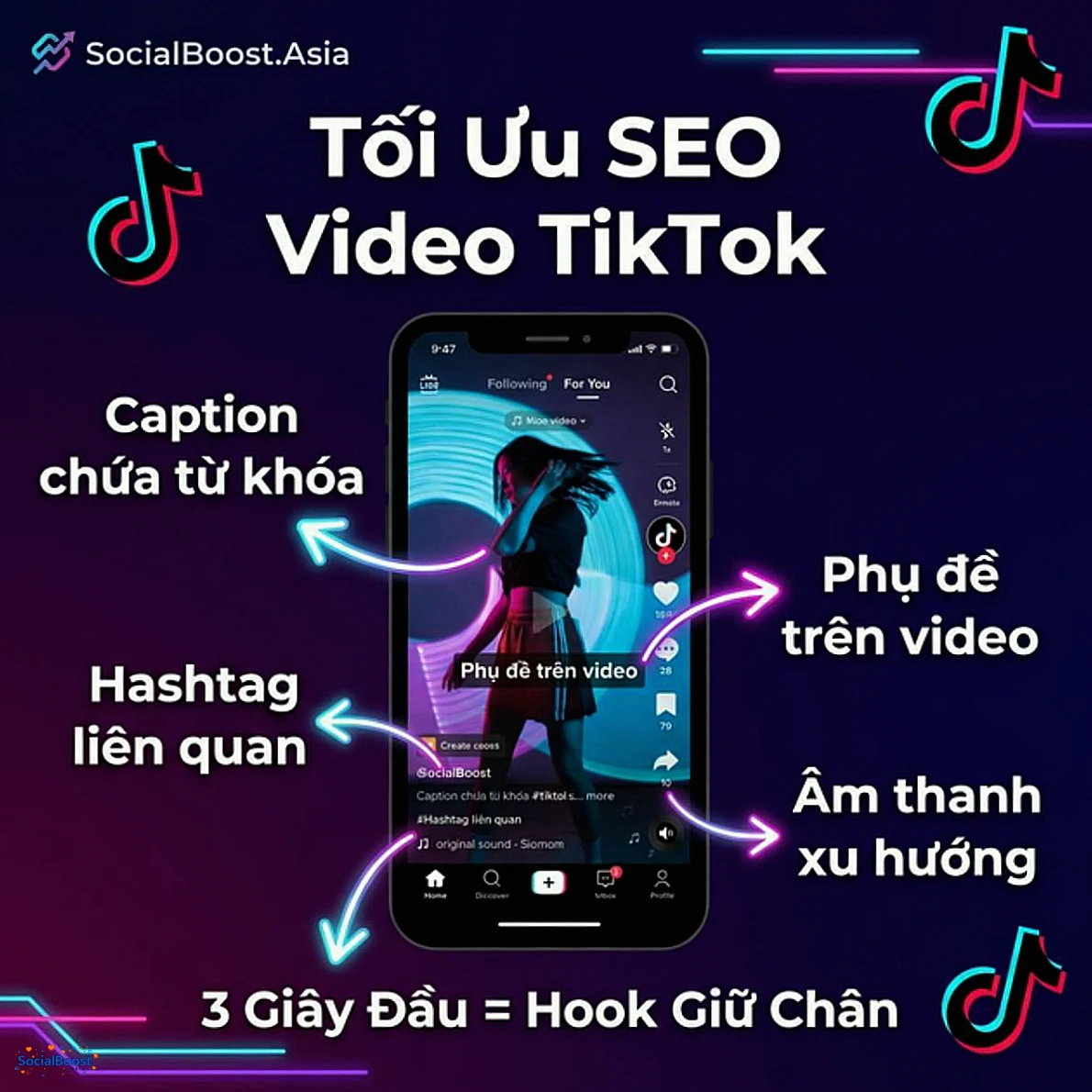 Tối ưu SEO video TikTok