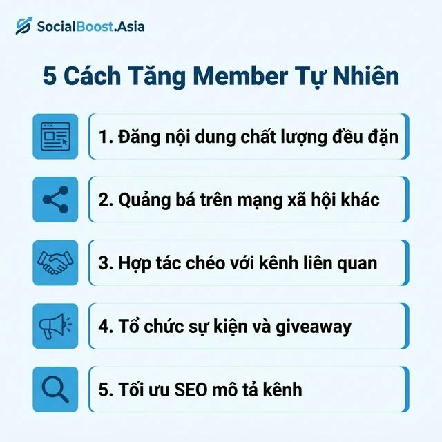 5 Cách Tăng Member Telegram Tự Nhiên
