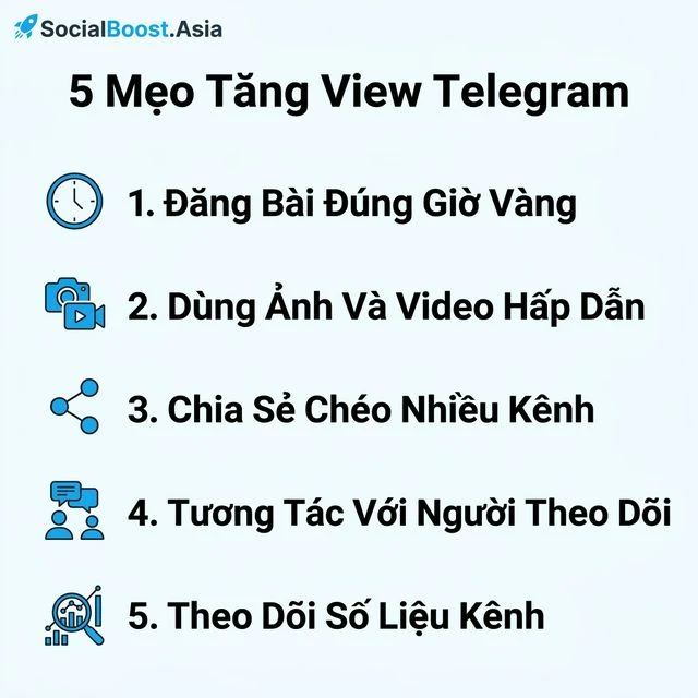 5 mẹo tăng view Telegram - Chiến lược nội dung kênh
