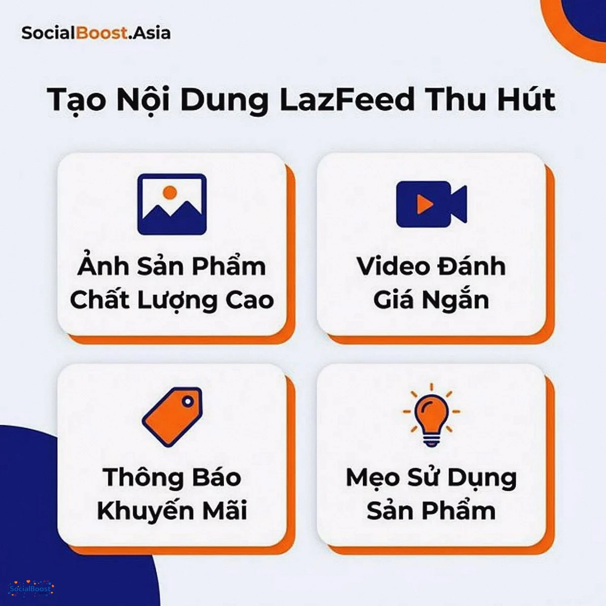 Tạo nội dung LazFeed thu hút - tăng follow cửa hàng Lazada