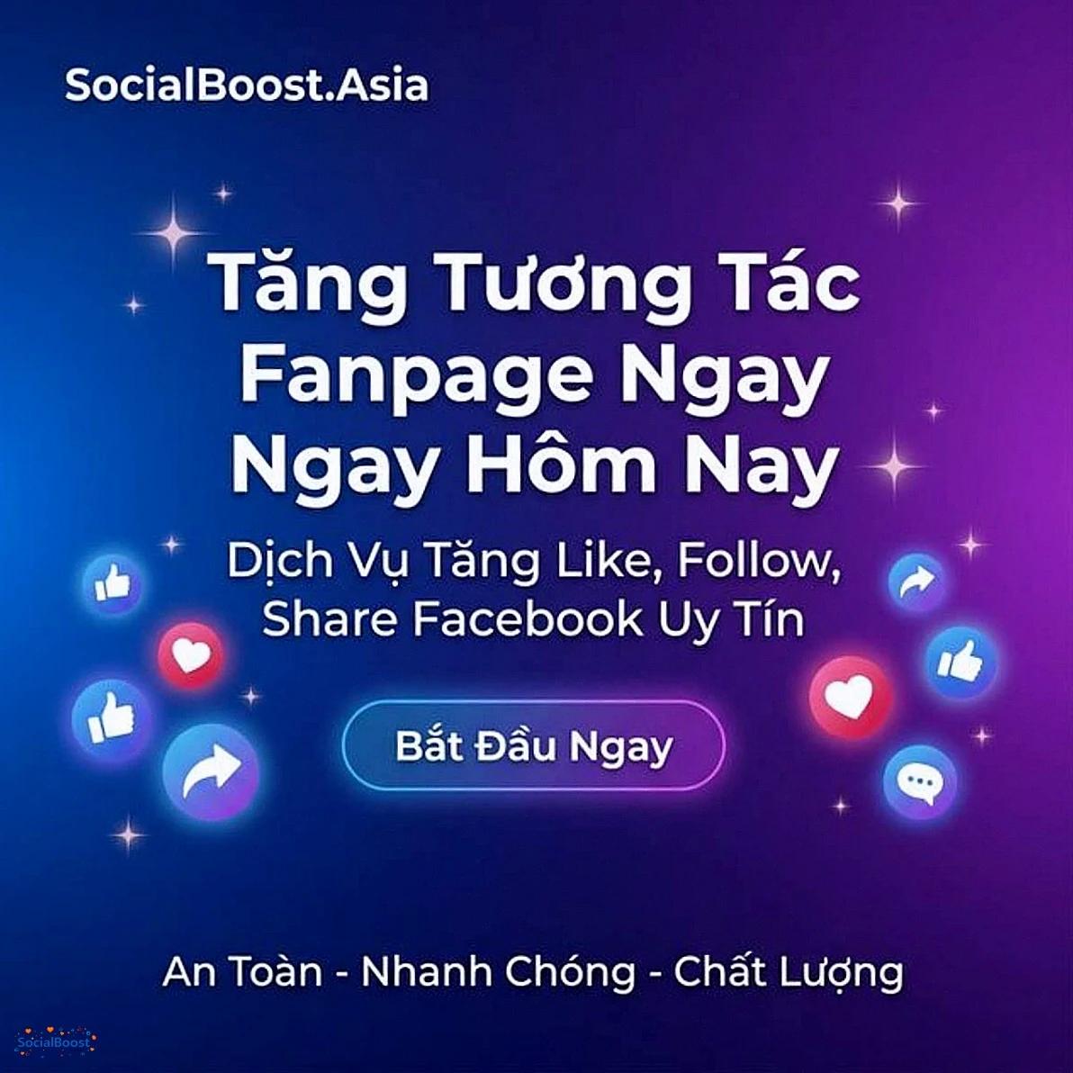 Tăng tương tác Fanpage Facebook ngay
