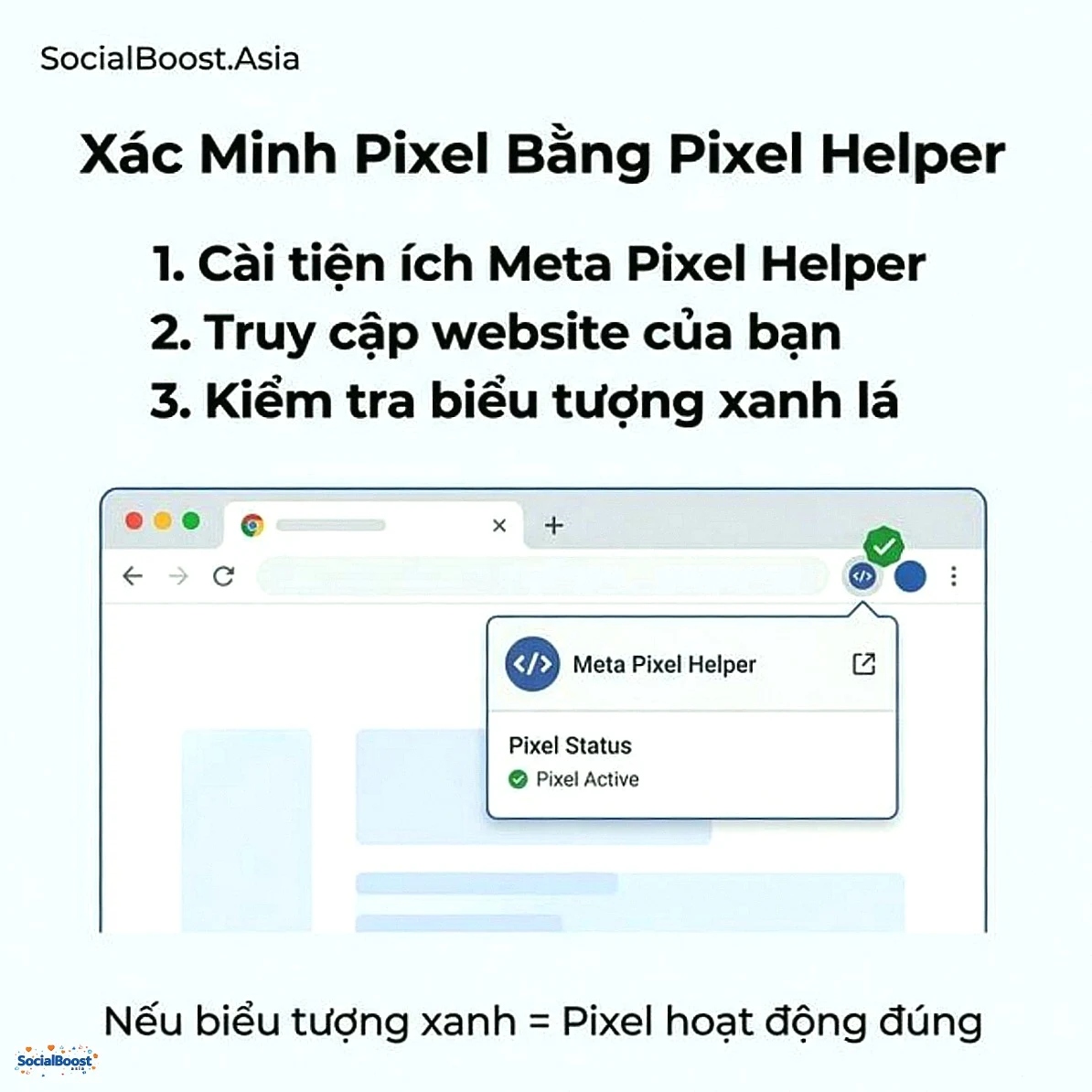Xác Minh Pixel Bằng Pixel Helper