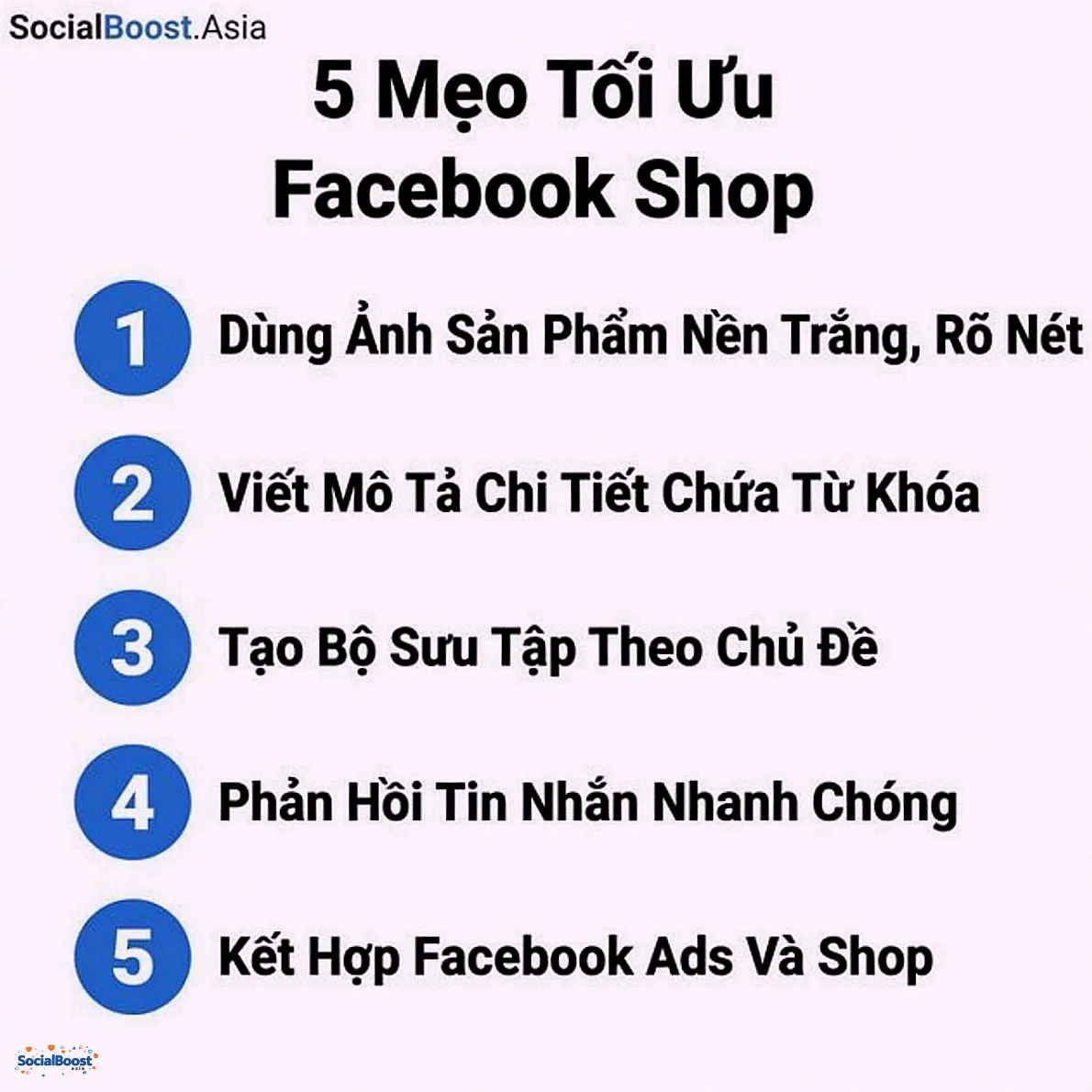 5 mẹo tối ưu Facebook Shop