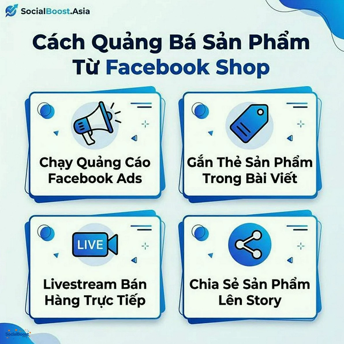 Cách quảng bá sản phẩm từ Facebook Shop