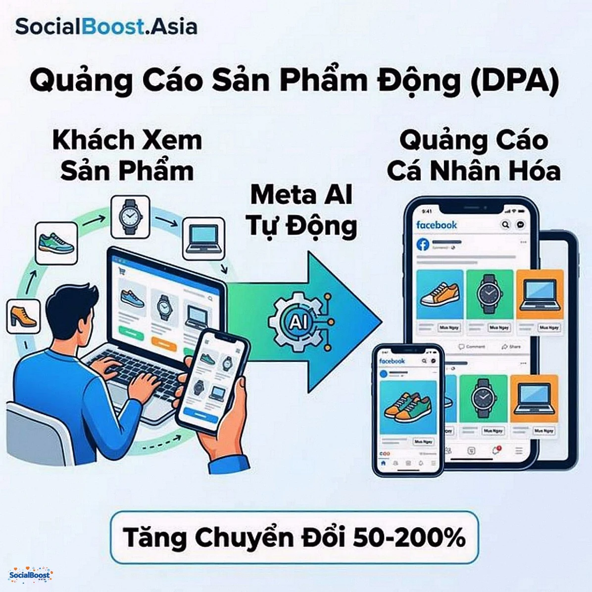 Dynamic Product Ads DPA - Quảng cáo sản phẩm động Facebook