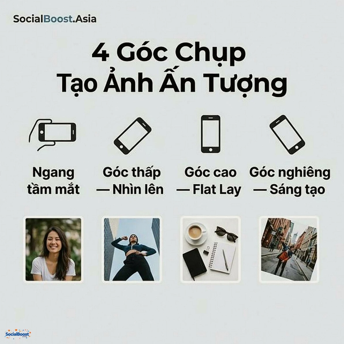 4 góc chụp ảnh Instagram ấn tượng bằng điện thoại