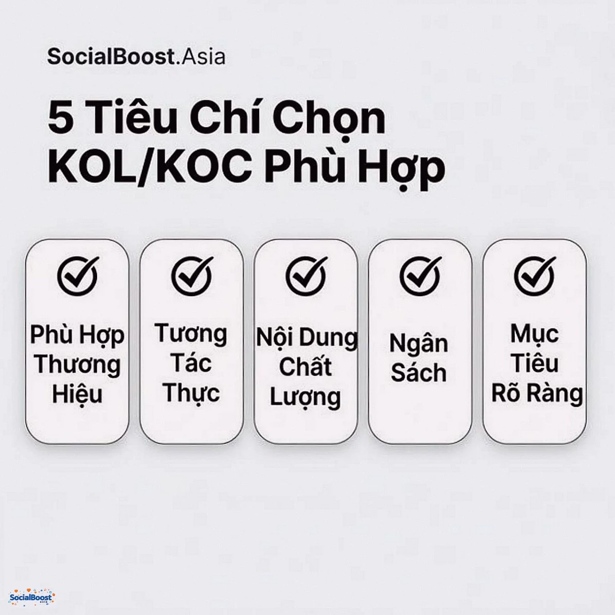 5 tiêu chí chọn KOL KOC phù hợp cho chiến dịch
