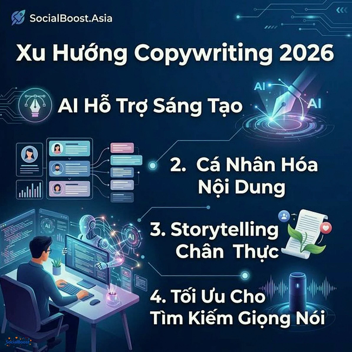 Xu hướng copywriting 2026
