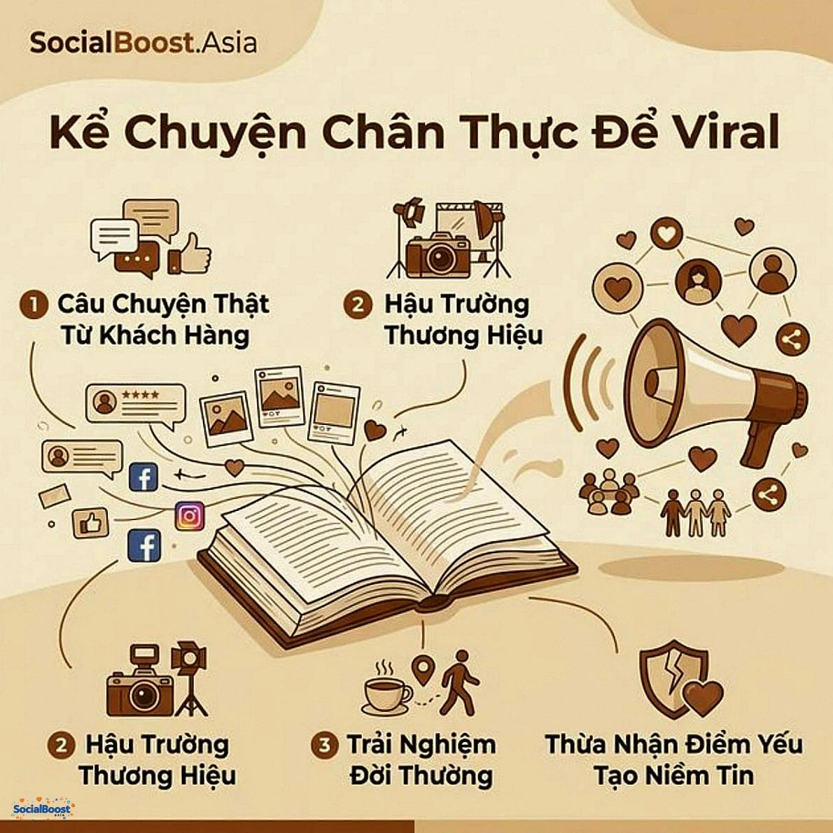 Kể chuyện chân thực để viral - storytelling marketing