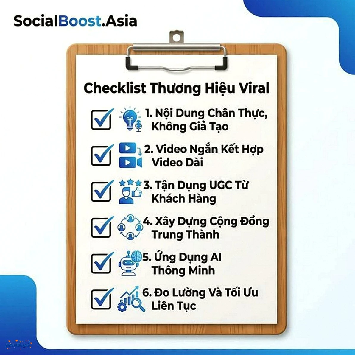 Checklist thương hiệu viral trên mạng xã hội