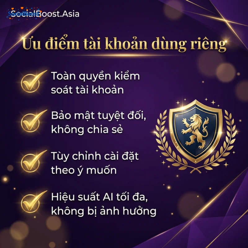 Ưu điểm tài khoản Antigravity Ultra dùng riêng bảo mật và toàn quyền kiểm soát 2026